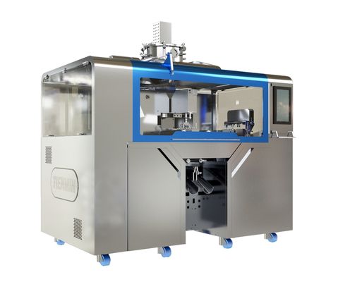 chất lượng  Die Roll Speed 1-7rpm Ф150x320mm Six Generation Soft Capsule Machine Siemens Schneider Control System nhà máy sản xuất